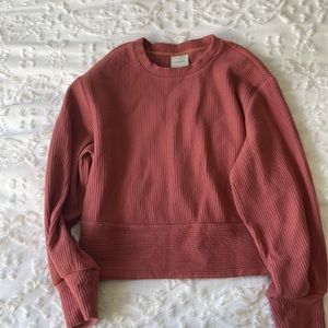 Varley cropped Crewneck top